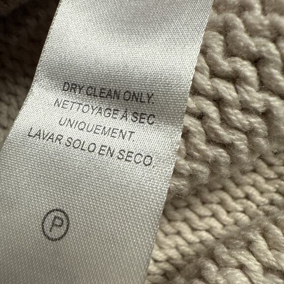 Splendid Kenny Cardigan Printed Geo Boarder Cotton Blend White Sand Large - Picture 9 of 9